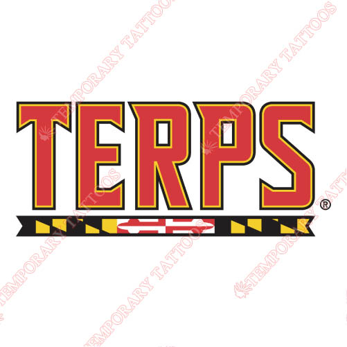 Maryland Terrapins Customize Temporary Tattoos Stickers NO.4995